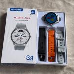 Wisme -X69 Raound Shape Smart Watch magnetic belt free