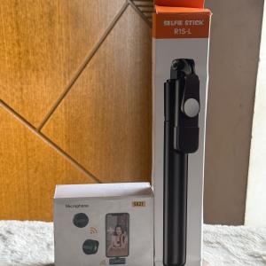 Sx21 Microphone selfie stick Combo