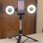 Plokoma k9 pro selfie stick with light